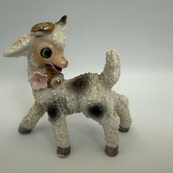 Vintage Other - Vintage Sugared Lamb, Made in Japan Lamb